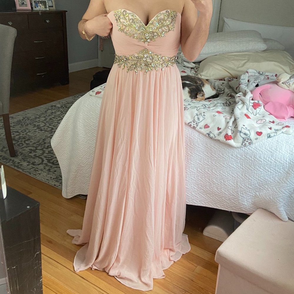 Pink Sherri Hill Prom Dress